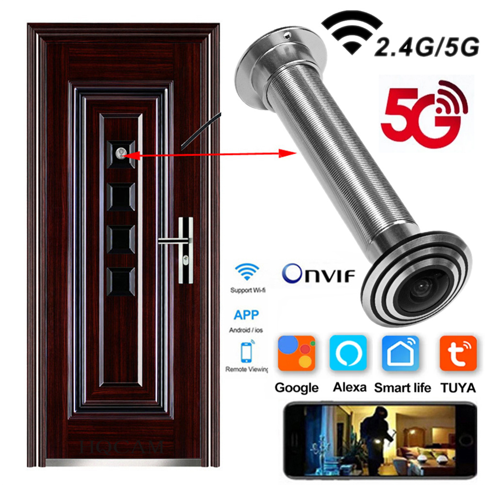 Home Security Front Door Camera - Câmera olho wi-fi para porta, 16mm,
