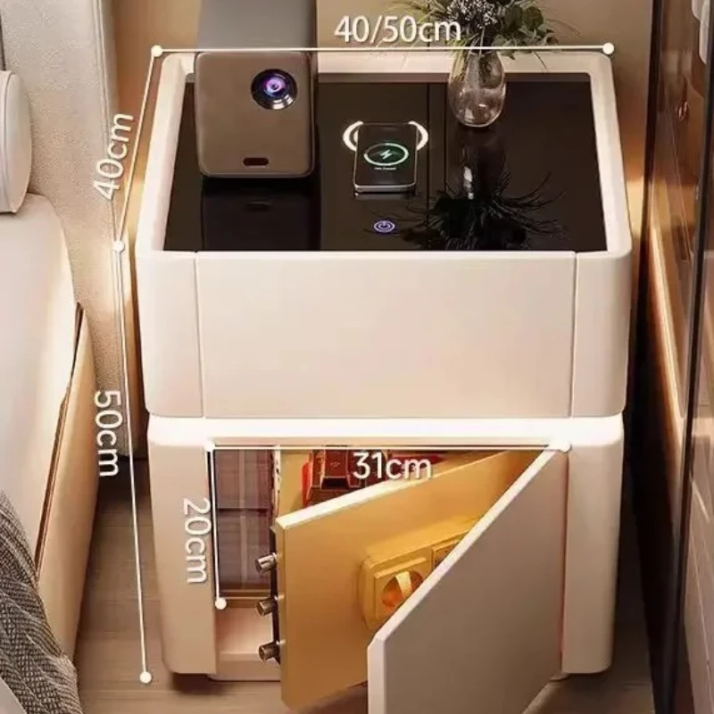 Home Security America - Mesa de Cabeceira Inteligente Multifuncional com