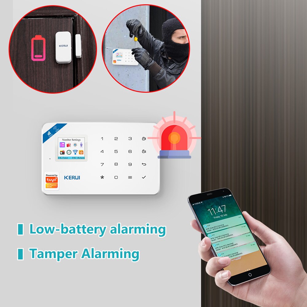 Kerui w181 tuya inteligente wi - Home Security Front Door Camera avaliação e preço