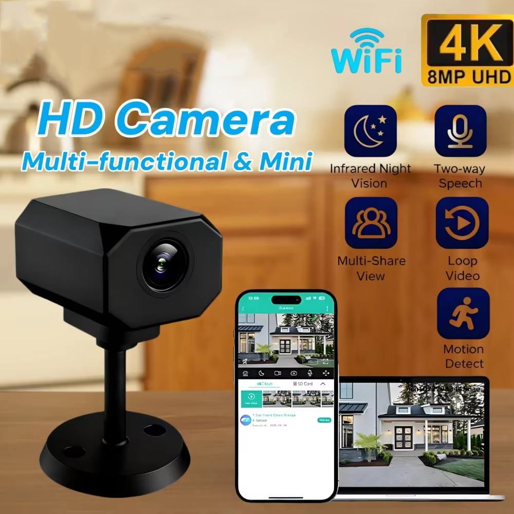 Câmera de segurança wi-fi 4k h - Home Security Items avaliação e preço