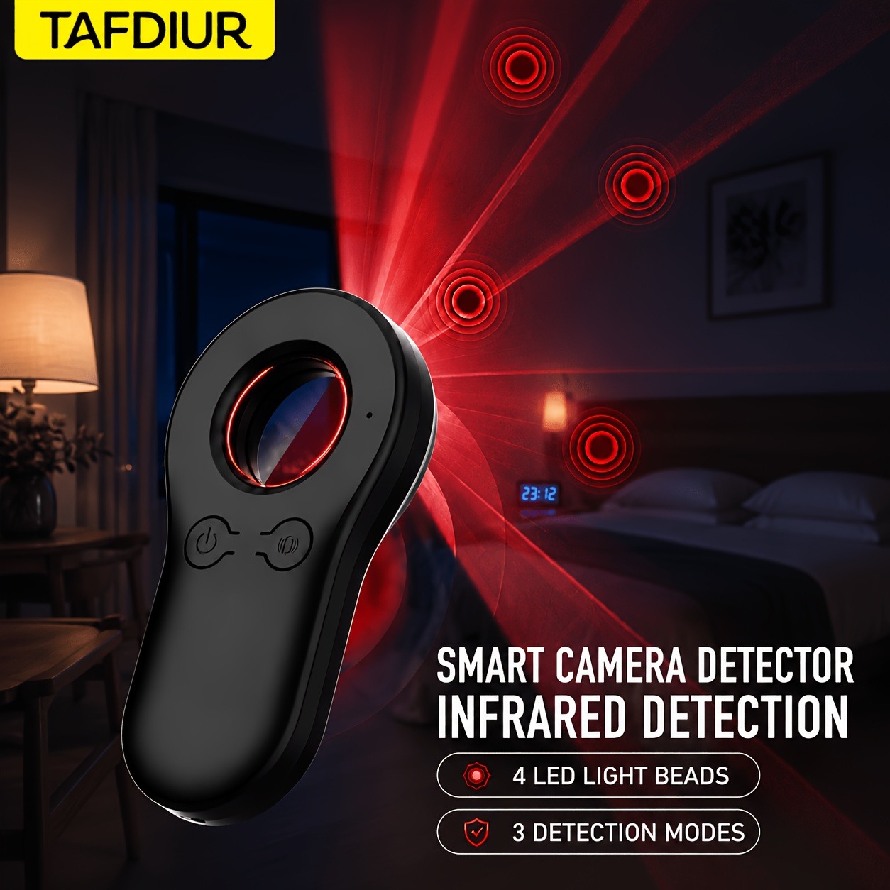 Tafdiur Detector de Câmeras Oc - Home Security Front Door Camera avaliação e preço