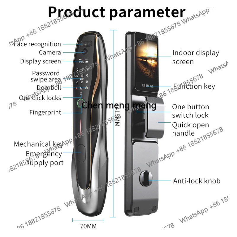 Câmera de Segurança Inteligent - Home Security Front Door Camera avaliação e preço