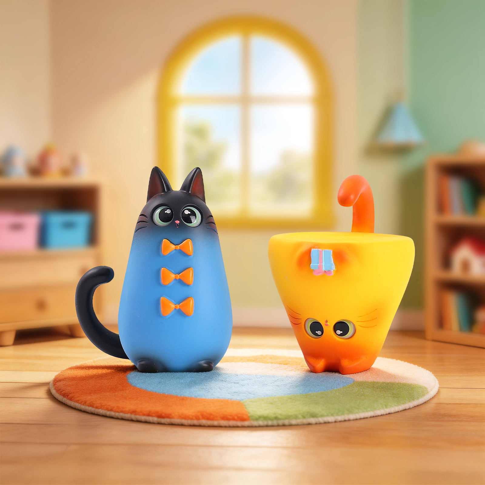 Figurinha de Gato em Caixa Sur - Home Security Items avaliação e preço