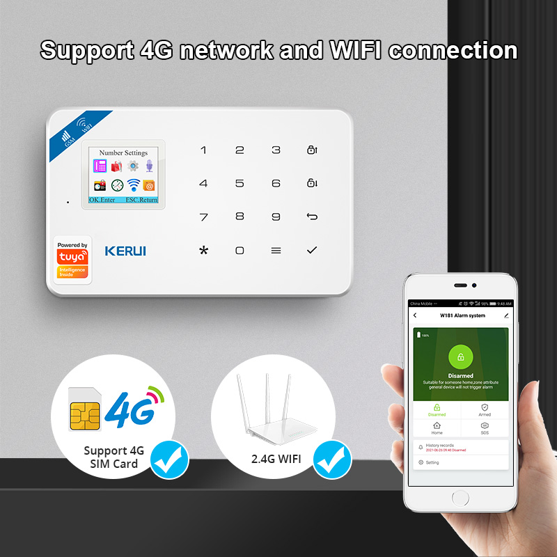 Kerui kit sistema de alarme se - Sim Gsm Alarm avaliação e preço