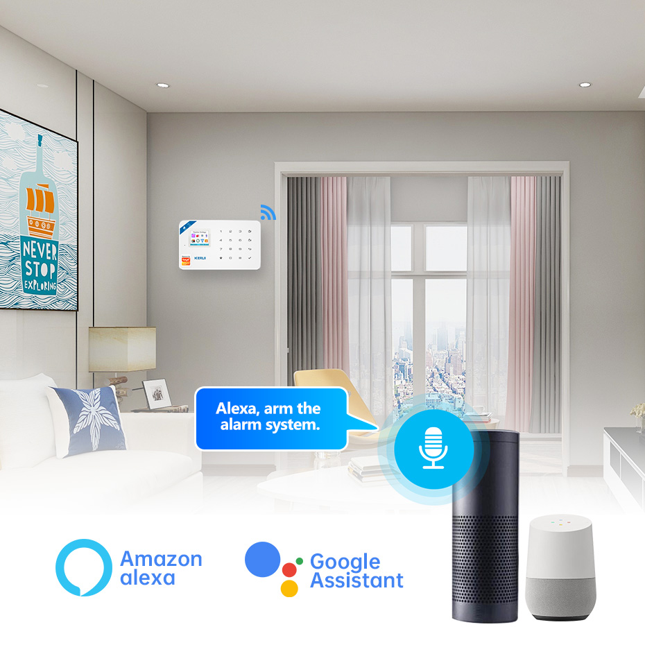 Kerui kit sistema de alarme se - Sim Gsm Alarm avaliação e preço
