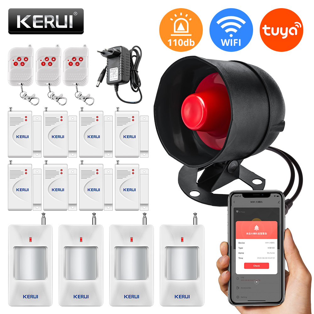 KERUI-Sistema de Alarme de Seg - Sim Gsm Alarm avaliação e preço